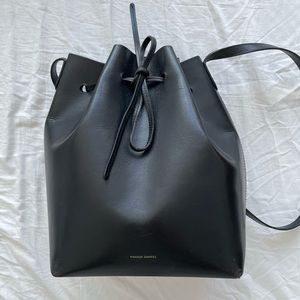 MANSUR GAVRIEL Bucket Bag in Black/Blue